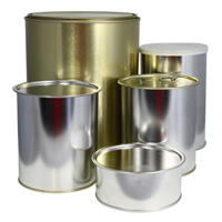 Tin cans for food